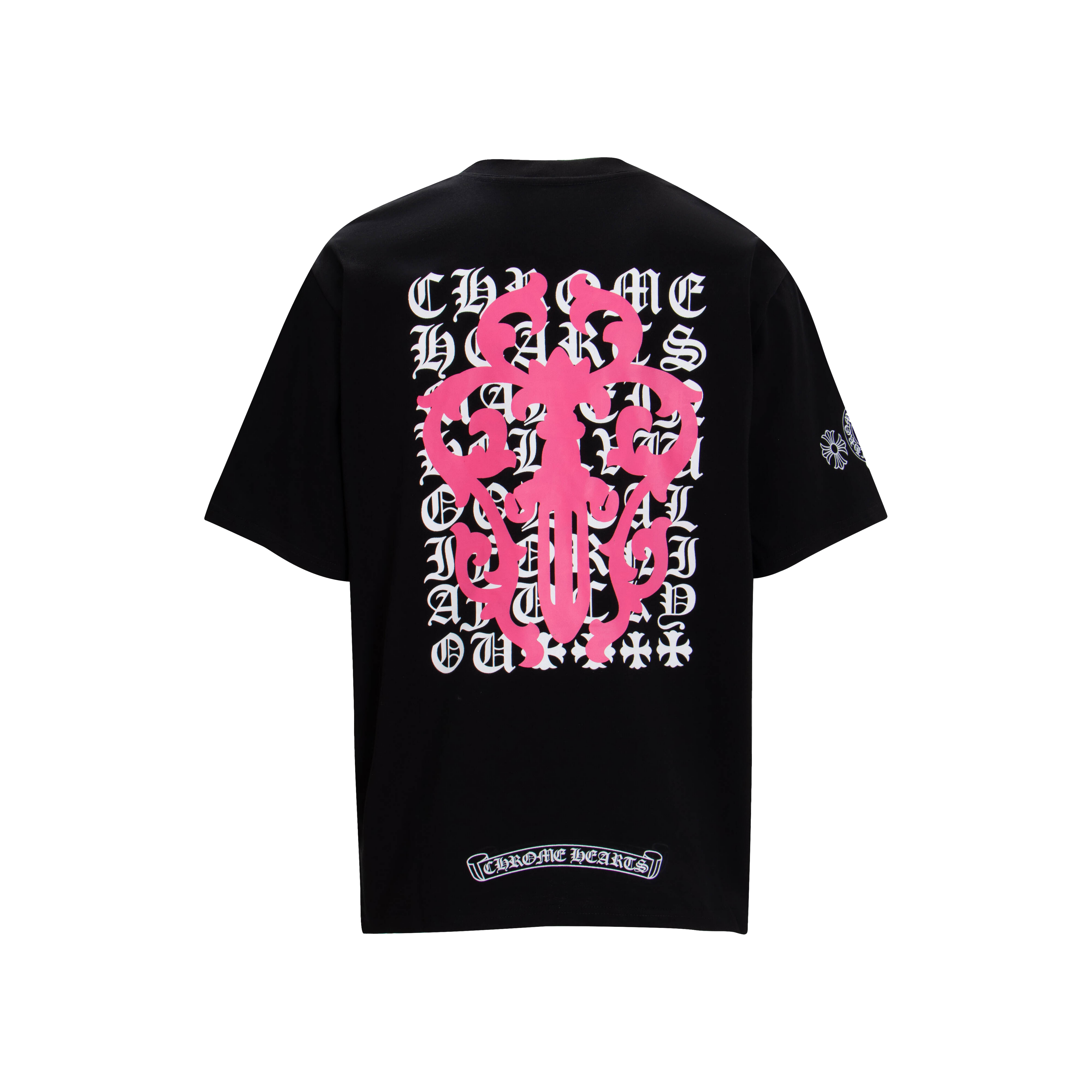 Multi-Design Gothic Cross & Horseshoe Graphic T-Shirts (Black/White)