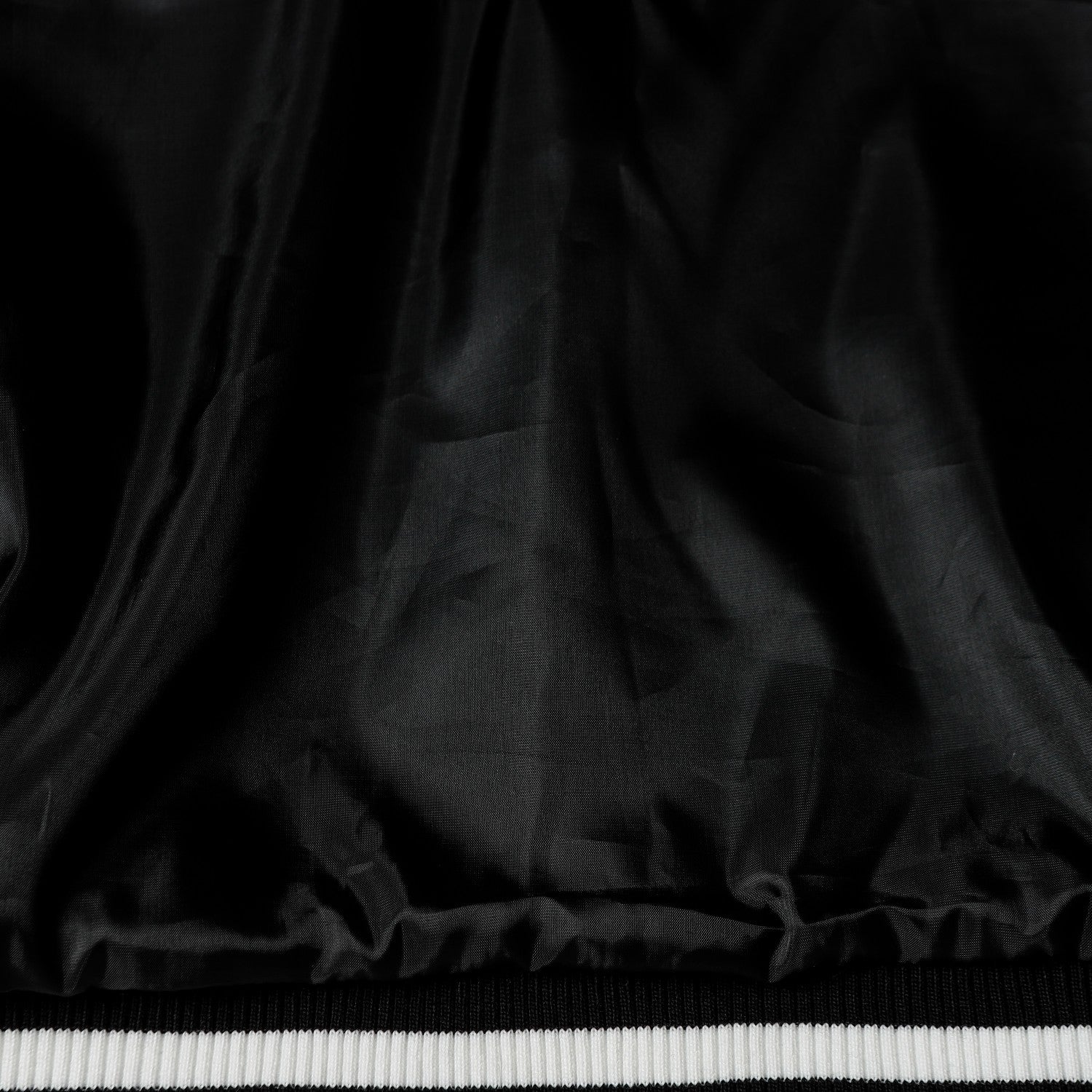 Varsity Jacket - Black White Gothic Baseball Coat 2206