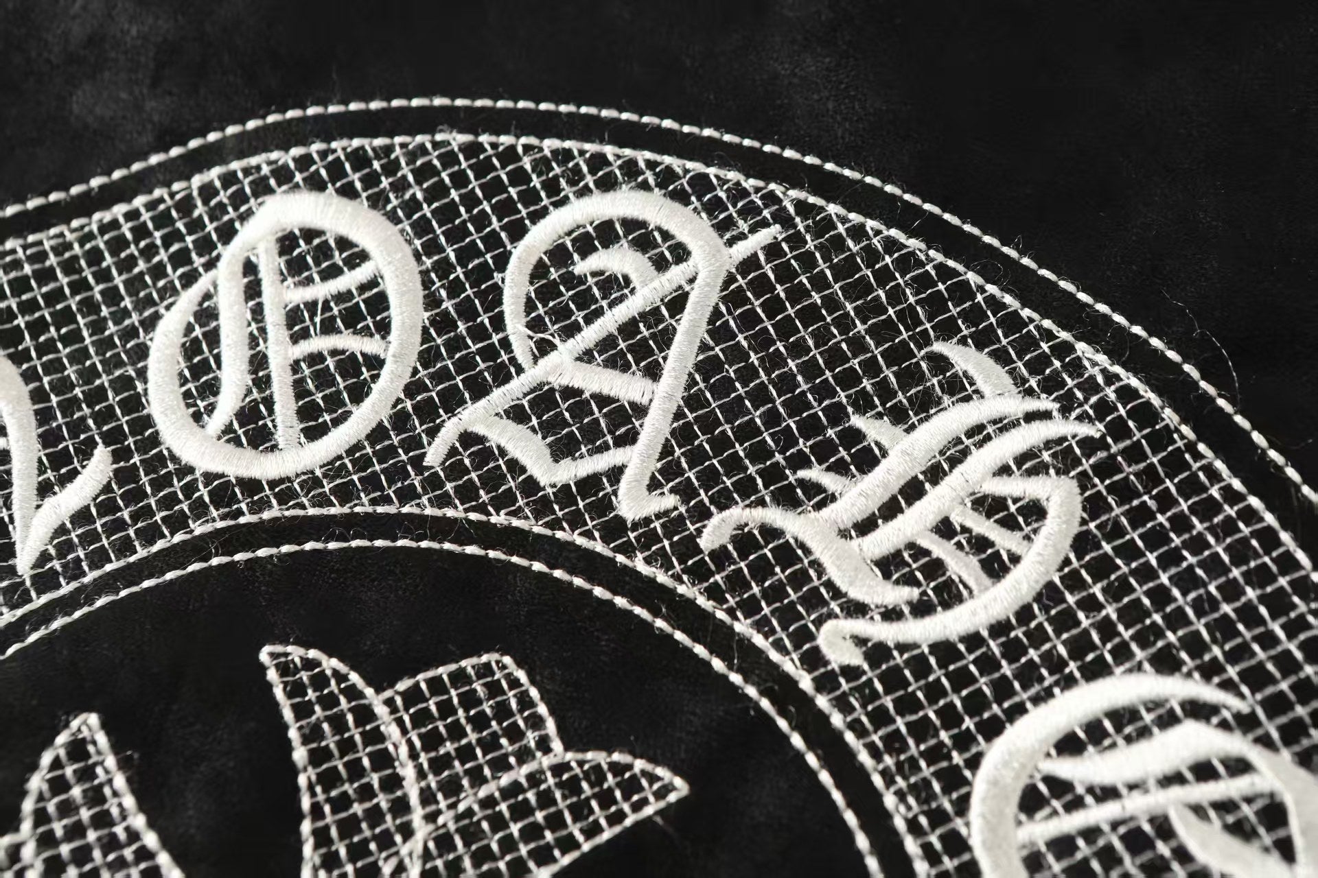 Horseshoe Cross Jacket - Black Street Embroidered Coat 8800